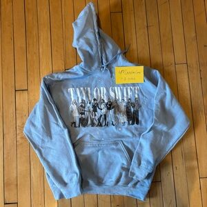 Light Blue Taylor Swift Midnights Era Hoodie